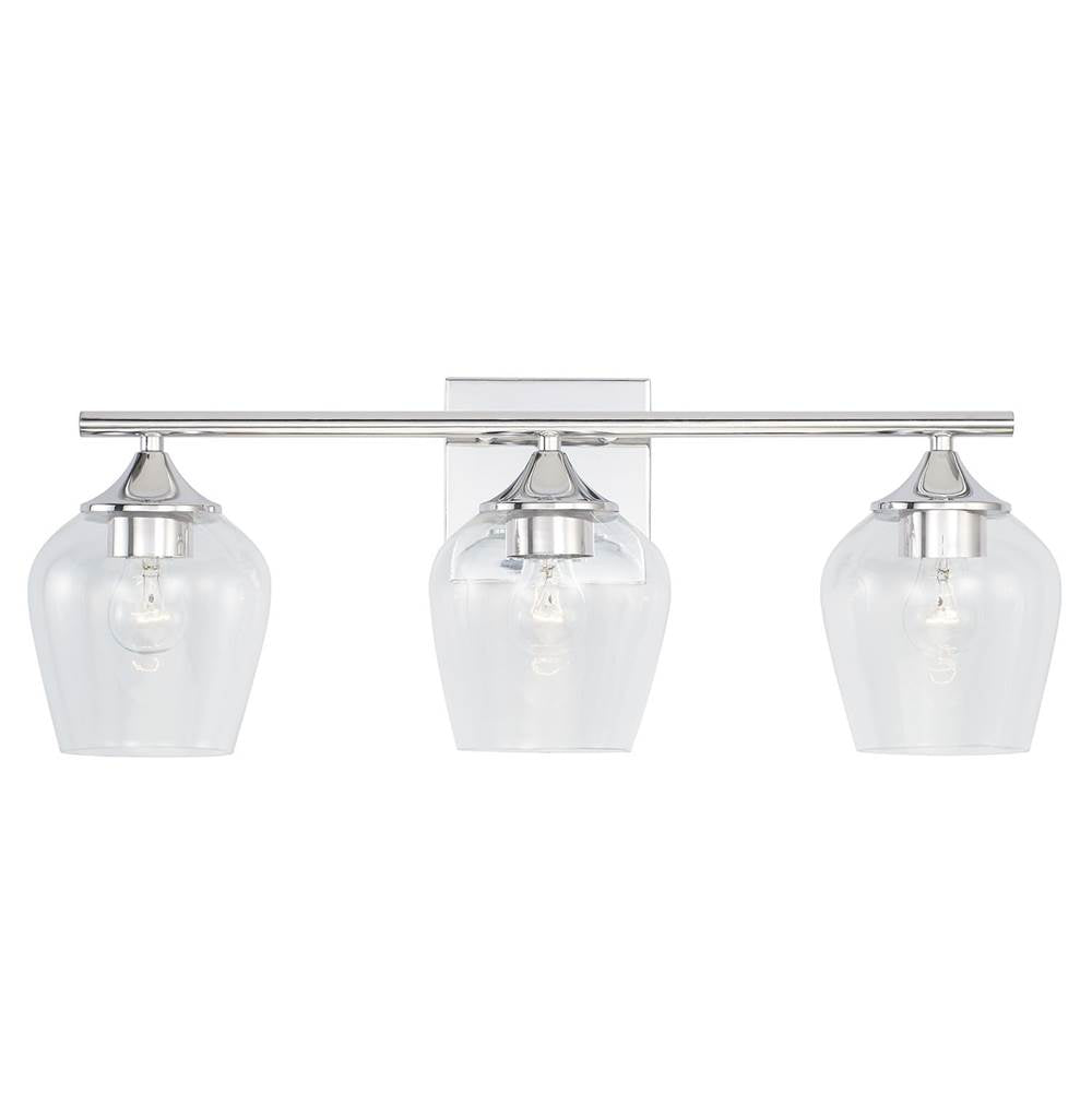 Capital Lighting Rece 24'' W X 9'' H X 7'' E Vanity In Chrome