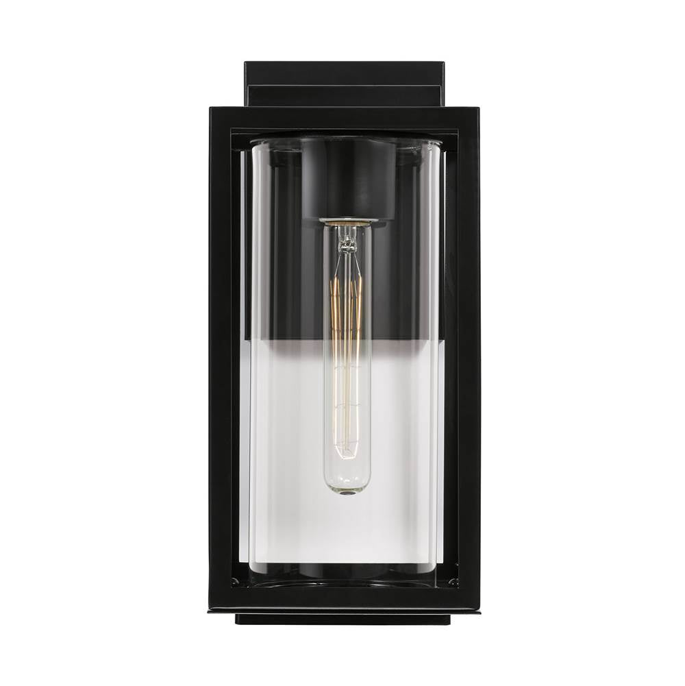 Capital Lighting AA1018MB Matte Black 6''w X 13''h 1-light Glass Outdoor Wall Lantern In Matte Black Image 2