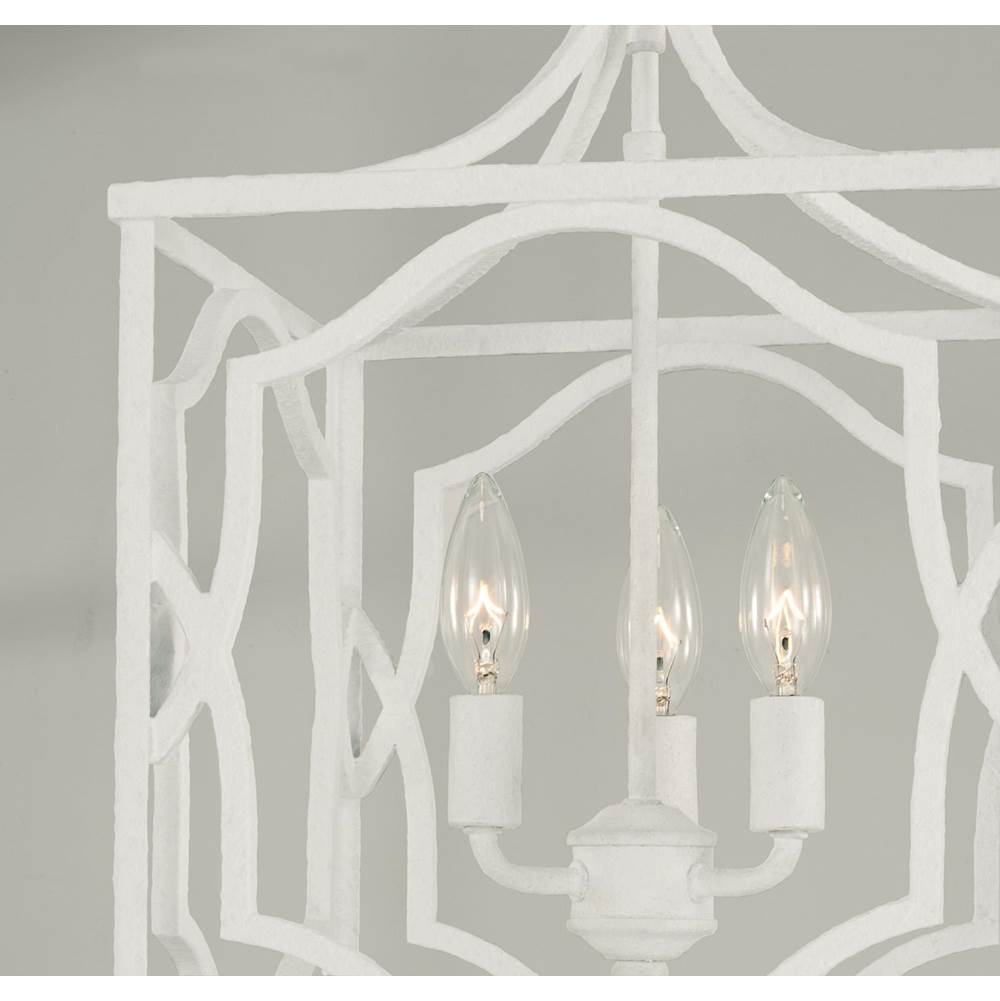 Capital Lighting AA1019XW Textured White 3-light Foyer Image 7