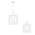 Capital Lighting AA1019XW Textured White 3-light Foyer Image 3