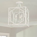 Capital Lighting AA1019XW Textured White 3-light Foyer Image 4