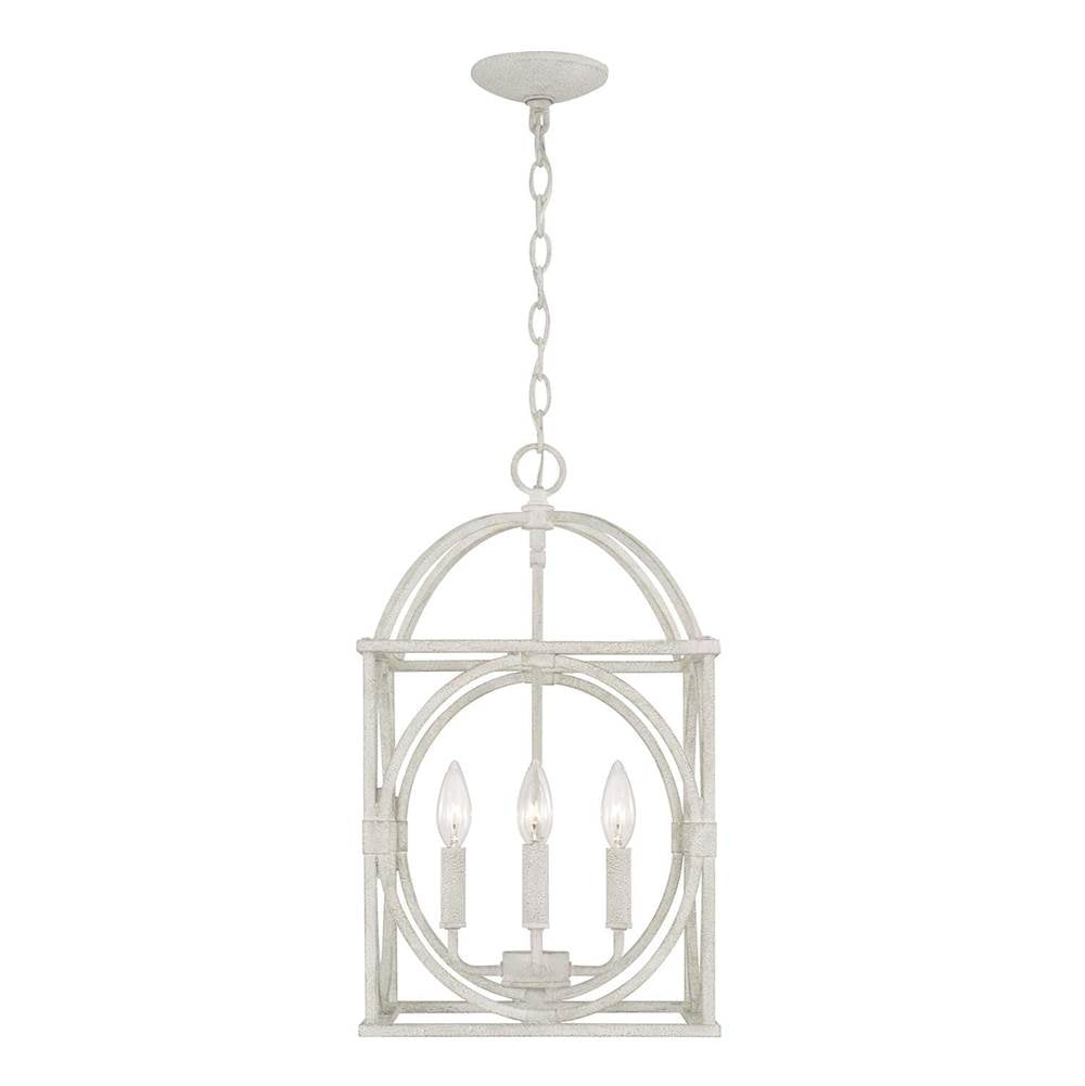 Capital Lighting AA1031SR Sand Dollar 12''w X 20.75''h 4-light Foyer Pendant Lantern In Sand Dollar Image 1