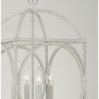 Capital Lighting AA1031SR Sand Dollar 12''w X 20.75''h 4-light Foyer Pendant Lantern In Sand Dollar Image 4