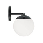 Capital Lighting AA1032MB Matte Black 17''w X 9.50''h 2-light Vanity In Matte Black With Soft White Glass Globes Image 3