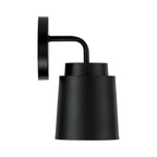 Capital Lighting AA1035MB Matte Black 5''w X 9.50''h Sconce In Matte Black With Soft Gold Interior Image 3