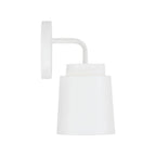 Capital Lighting AA1035WE Matte White 5''w X 9.50''h Sconce In Matte White With Soft Gold Interior Image 3