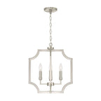 Capital Lighting AA1037BN Brushed Nickel 16''w X 18.50''h 4-light Foyer Lantern Pendant In Brushed Nickel Image 1