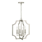 Capital Lighting AA1037BN Brushed Nickel 16''w X 18.50''h 4-light Foyer Lantern Pendant In Brushed Nickel Image 3