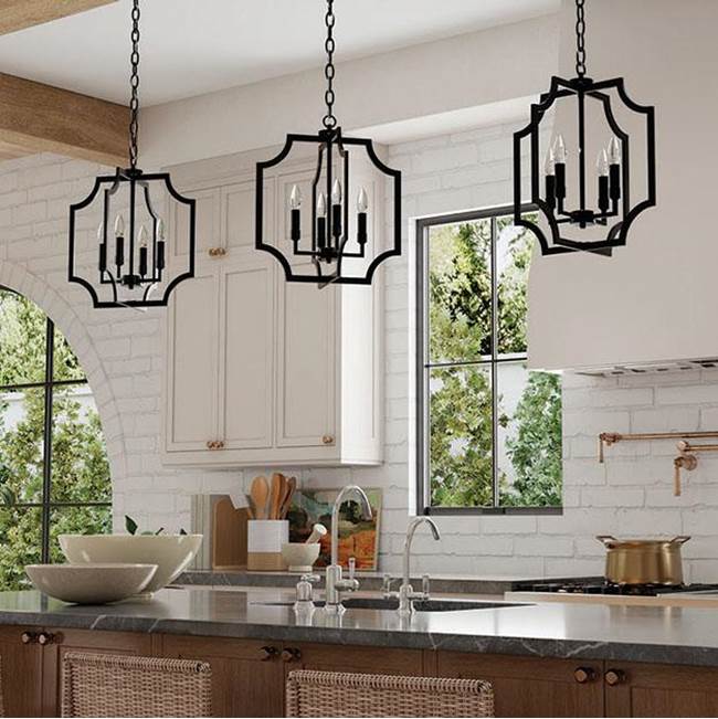 Capital Lighting Courtney 16''w X 18.50''h 4-light Foyer Lantern Pendant In Brushed Nickel