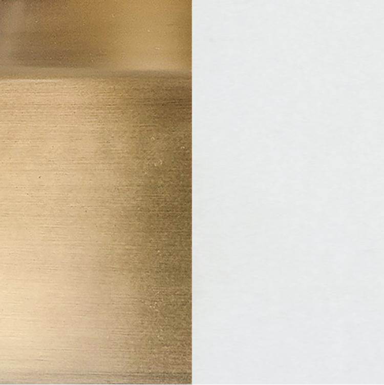 Capital Lighting 152031AW Aged Brass,White 25.25''w X 8''h 3-light Vanity In Aged Brass And White Image 2
