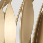 Capital Lighting 351811GF Buffed Gold 14''w X 12.25''h 1-light Botanical Semi-flush Pendant In Buffed Gold Image 2