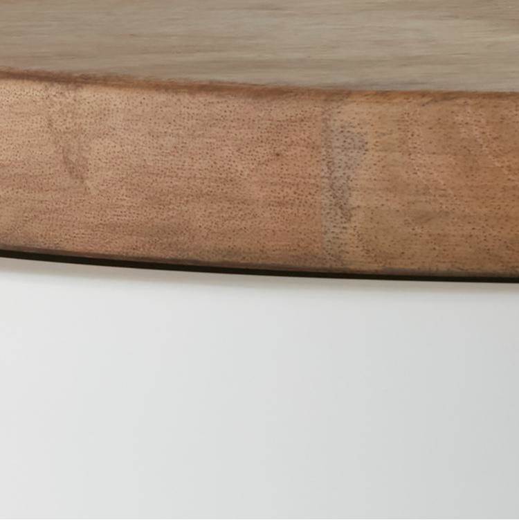 Capital Lighting 350911LT Light Wood,White 9.25''w X 14.75''h 1-light Cylindrical Pendant In White With Mango Wood And Soft White Glass Image 2