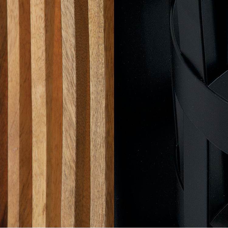 Capital Lighting 150821WK-546 Light Wood,Matte Black 14''w X 10.25''h 2-light Vanity In Matte Black And Mango Wood With Soft White Glass Image 2