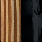 Capital Lighting 150821WK-546 Light Wood,Matte Black 14''w X 10.25''h 2-light Vanity In Matte Black And Mango Wood With Soft White Glass Image 2