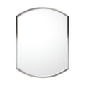 Capital Lighting Mirror 24''w X 32''h Beveled Rounded Rectangle Mirror In Polished Nickel With Horizontal Or Vertical Mounting