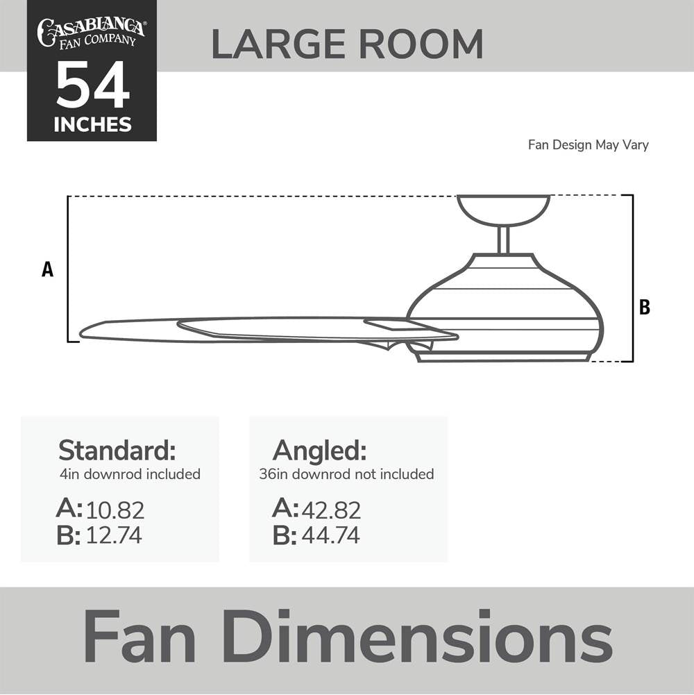 Casablanca Fan Company 53650 Matte Black Casablanca 52 Inch Julia Energy Star Matte Black Damp Rated Ceiling Fan With Led Light Kit And Wall Control And Handheld Remote Image 5