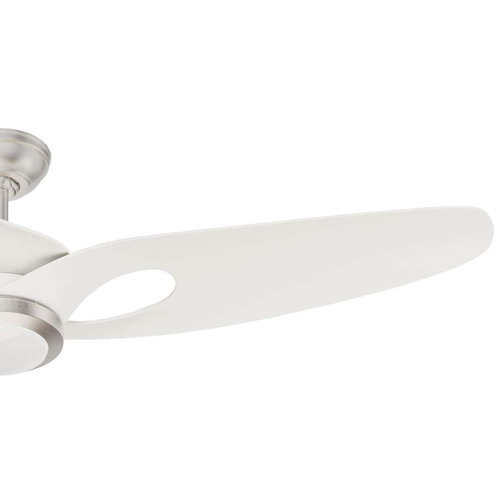 Casablanca Fan Company 53565 Brushed Nickel 60 Inch Inez Energy Star Brushed Nickel Damp Rated Ceiling Fan With Led Light Kit And Wall Control Image 4