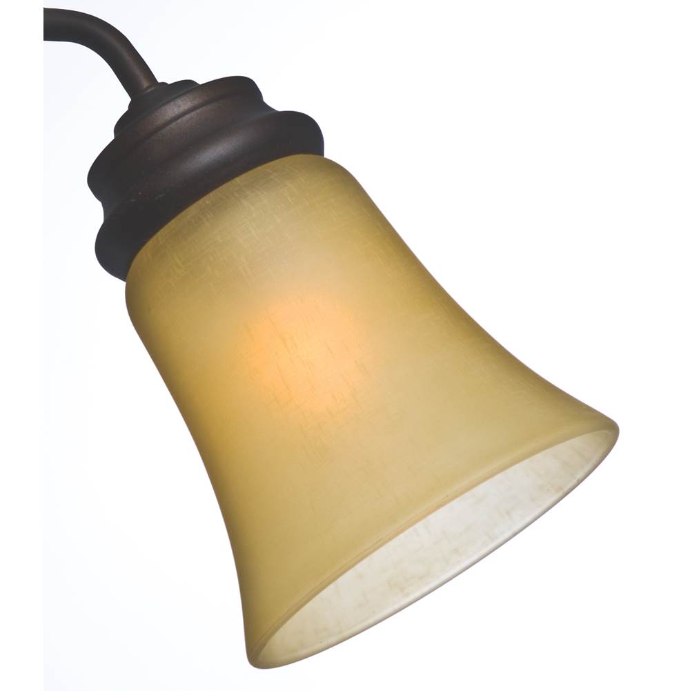 Casablanca Fan Company  Amber Linen Side Glass With Bell Shape