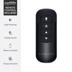 Casablanca Fan Company 53587 Matte Black Casablanca 52 Inch Eula Energy Star Matte Black Damp Rated Ceiling Fan With Led Light Kit And Wall Control And Handheld Remote Image 6