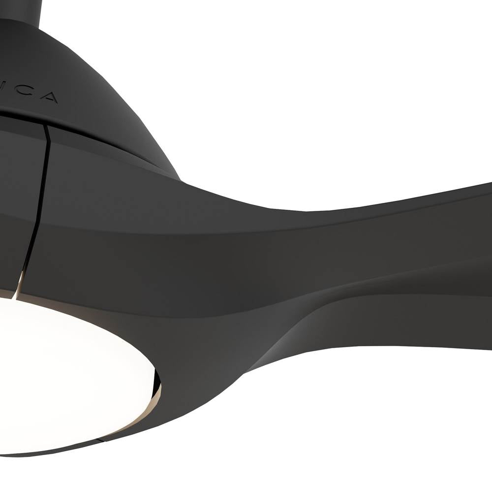 Casablanca Fan Company 52856 Matte Black Casablanca 56 Inch Surea Matte Black Damp Rated Ceiling Fan With Led Light Kit And Handheld Remote Image 7
