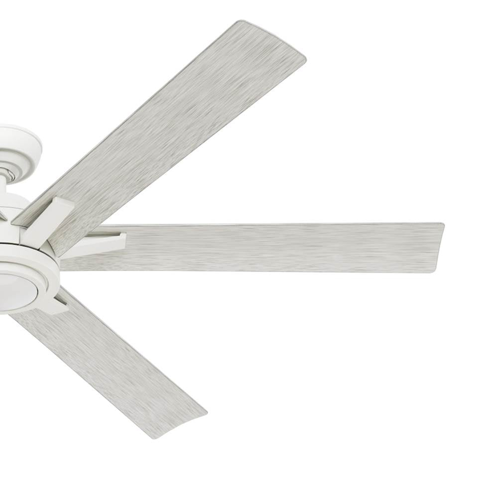 Casablanca Fan Company 53568 Fresh White 65 Inch Melia Energy Star Fresh White Damp Rated Ceiling Fan With Led Light Kit And Wall Control Image 4