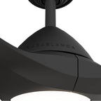 Casablanca Fan Company Surea Casablanca 56 Inch Surea Matte Black Damp Rated Ceiling Fan With Led Light Kit And Handheld Remote