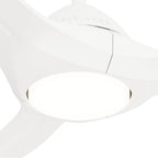 Casablanca Fan Company 52855 Fresh White 56 Inch Surea Fresh White Damp Rated Ceiling Fan With Led Light Kit And Handheld Remote Image 6
