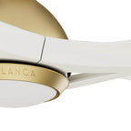 Casablanca Fan Company 53467 Brass 54 Inch Elise Energy Star Brass Damp Rated Ceiling Fan With Led Light Kit And Wall Control Image 8