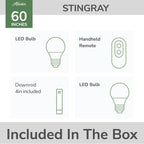 Casablanca Fan Company 53513 Matte White 60 In St Ingray - Porcela In White Image 4