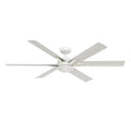 Casablanca Fan Company 53568 Fresh White 65 Inch Melia Energy Star Fresh White Damp Rated Ceiling Fan With Led Light Kit And Wall Control Image 1