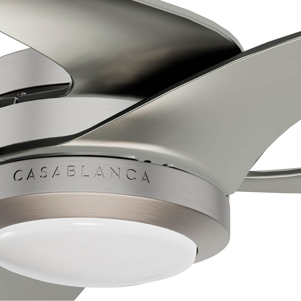 Casablanca Fan Company 53469 Brushed Nickel 60 Inch Inez Energy Star Brushed Nickel Damp Rated Ceiling Fan With Led Light Kit And Wall Control Image 8
