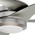 Casablanca Fan Company 53469 Brushed Nickel 60 Inch Inez Energy Star Brushed Nickel Damp Rated Ceiling Fan With Led Light Kit And Wall Control Image 8