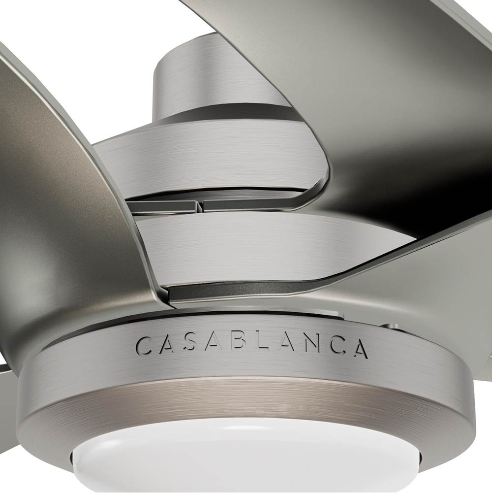 Casablanca Fan Company 53469 Brushed Nickel 60 Inch Inez Energy Star Brushed Nickel Damp Rated Ceiling Fan With Led Light Kit And Wall Control Image 7