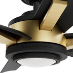 Casablanca Fan Company 53471 Matte Black 65 Inch Melia Energy Star Matte Black Damp Rated Ceiling Fan With Led Light Kit And Wall Control Image 7