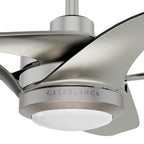 Casablanca Fan Company 53469 Brushed Nickel 60 Inch Inez Energy Star Brushed Nickel Damp Rated Ceiling Fan With Led Light Kit And Wall Control Image 5