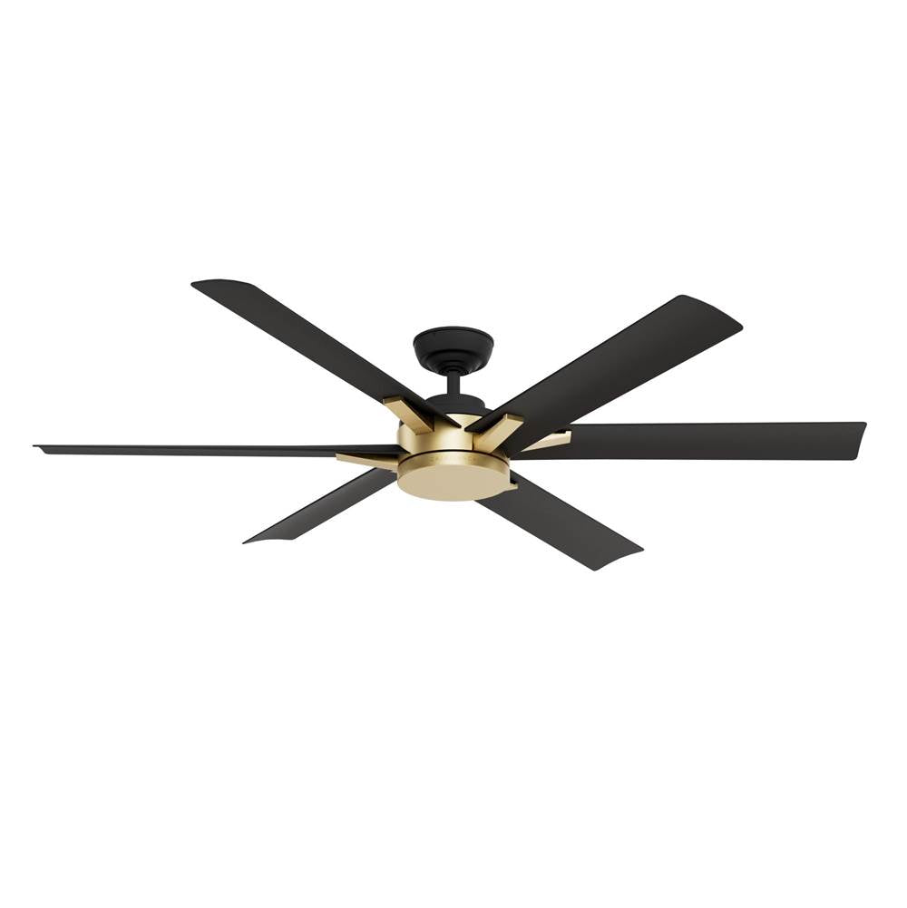 Casablanca Fan Company 53471 Matte Black 65 Inch Melia Energy Star Matte Black Damp Rated Ceiling Fan With Led Light Kit And Wall Control Image 6