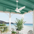 Casablanca Fan Company 53513 Matte White 60 In St Ingray - Porcela In White Image 8