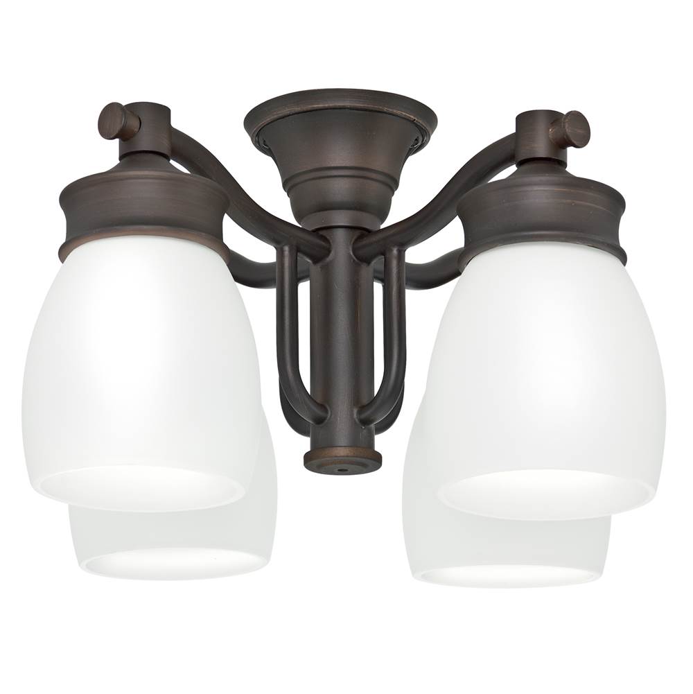 Casablanca Fan Company  Outdoor Four-light Brushed Cocoa Fixture