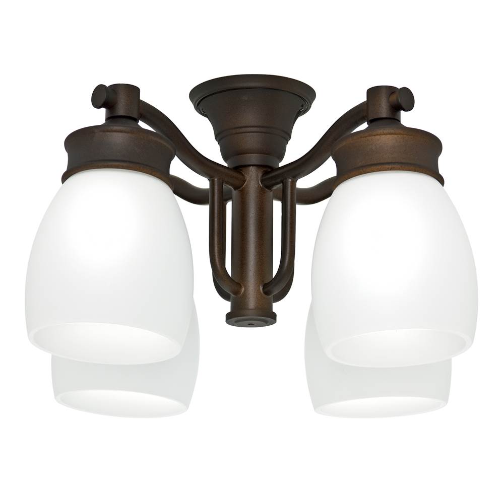 Casablanca Fan Company  Outdoor Four-light Maiden Bronze Fixture