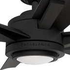 Casablanca Fan Company 53470 Matte Black 65 Inch Melia Energy Star Matte Black Damp Rated Ceiling Fan With Led Light Kit And Wall Control Image 7