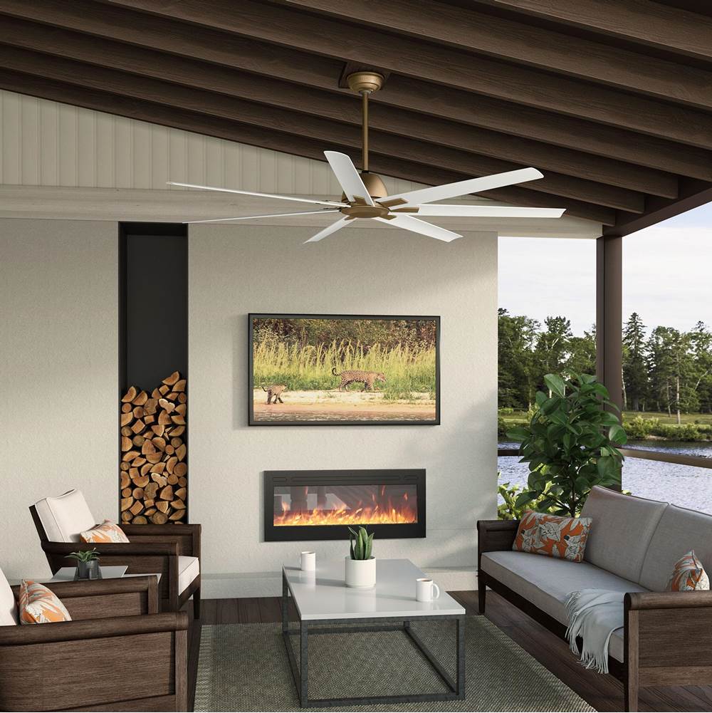 Casablanca Fan Company 53728  72in Bayhaven - Luxe Gold Image 7