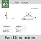 Casablanca Fan Company 53510 Granite 60 In St Ingray - Granite Image 5