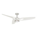 Casablanca Fan Company 53565 Brushed Nickel 60 Inch Inez Energy Star Brushed Nickel Damp Rated Ceiling Fan With Led Light Kit And Wall Control Image 1