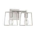 Craftmade Dunn 2 Light Vanity In Brushed Polished Nickel