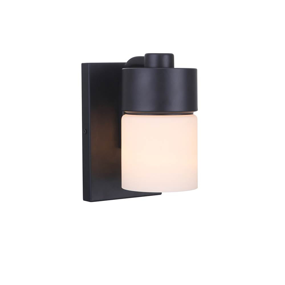 Craftmade District 1 Light Wall Sconce In Brushed Polished Nickel