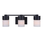 Craftmade 12322FB3 Flat Black District 3 Light Vanity In Flat Black Image 2