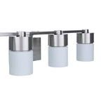 Craftmade 12331BNK4 Brushed Polished Nickel District 4 Light Vanity In Brushed Polished Nickel Image 1