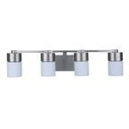 Craftmade District 4 Light Vanity In Brushed Polished Nickel