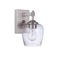 Craftmade Stellen 1 Light Wall Sconce In Brushed Polished Nickel