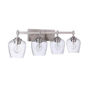 Craftmade Stellen 4 Light Vanity In Brushed Polished Nickel